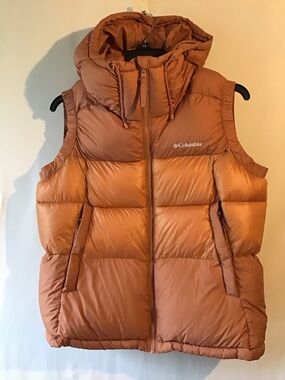 Columbia Women's Pike Lake Hooded Orange Vest